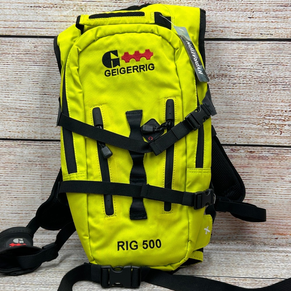 Geigerrig Rig 500 Citrus Hydration Backpack 2L Pressurized System‎ Yellow New